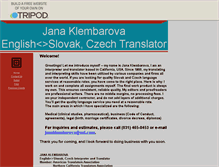 Tablet Screenshot of janaklembarova.tripod.com