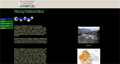 Desktop Screenshot of huayllabamba.tripod.com