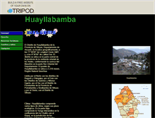 Tablet Screenshot of huayllabamba.tripod.com