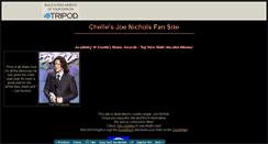 Desktop Screenshot of joenicholsfan.tripod.com