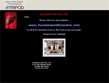 Tablet Screenshot of fountainsandfun.tripod.com
