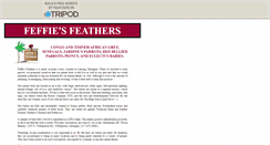 Desktop Screenshot of feffiesfeathers.tripod.com