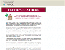 Tablet Screenshot of feffiesfeathers.tripod.com