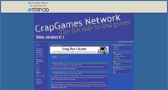Desktop Screenshot of crapgames.tripod.com