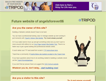 Tablet Screenshot of angelsforever06.tripod.com