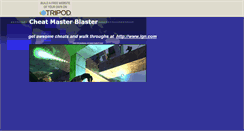 Desktop Screenshot of cheatmasterblaster.tripod.com