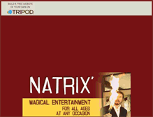 Tablet Screenshot of natrixmagic.tripod.com