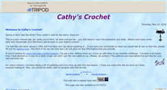 Desktop Screenshot of cathyscrochet.tripod.com