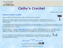 Tablet Screenshot of cathyscrochet.tripod.com