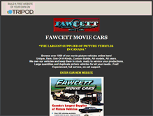 Tablet Screenshot of fawcett-movie-cars.tripod.com