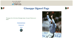 Desktop Screenshot of giuseppesignori.tripod.com