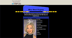 Desktop Screenshot of misswestvirginia.tripod.com