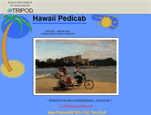 Tablet Screenshot of hawaiipedicabtour.tripod.com