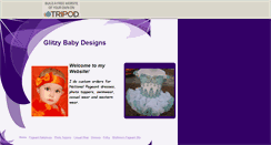 Desktop Screenshot of glitzybabydesigns.tripod.com