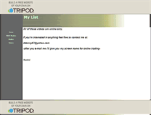 Tablet Screenshot of dennydorothy.tripod.com
