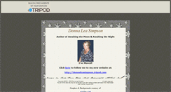 Desktop Screenshot of donnasromancenovels.tripod.com