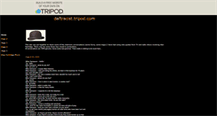 Desktop Screenshot of daftracist.tripod.com