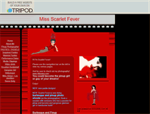 Tablet Screenshot of miss-scarlet-fever.tripod.com