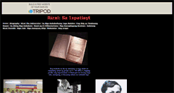 Desktop Screenshot of joserizal1.tripod.com