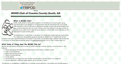 Desktop Screenshot of momsclubsouthcoweta.tripod.com
