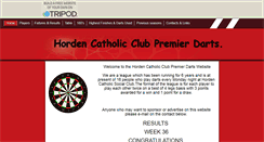 Desktop Screenshot of hordencatholicclubpremierdarts.tripod.com