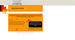 Desktop Screenshot of dizzypetsuniverse.tripod.com