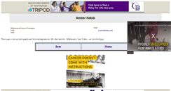 Desktop Screenshot of amberhabib.tripod.com