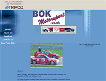 Tablet Screenshot of bokmotorsport.tripod.com