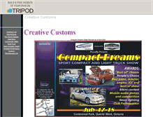 Tablet Screenshot of creativecustoms0.tripod.com