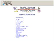 Tablet Screenshot of colonialdistrict1.tripod.com
