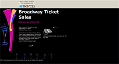 Desktop Screenshot of broadwayticketsales.tripod.com