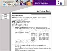 Tablet Screenshot of karishmababu.tripod.com
