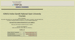 Desktop Screenshot of ignoucourses.tripod.com