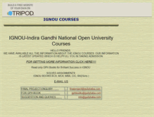 Tablet Screenshot of ignoucourses.tripod.com