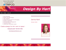 Tablet Screenshot of designbyhart.tripod.com
