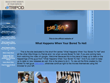 Tablet Screenshot of boredtohellfilms.tripod.com