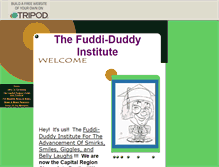 Tablet Screenshot of fuddi-duddyinstitute.tripod.com