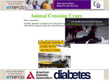 Tablet Screenshot of animalcrossingcrazy.tripod.com