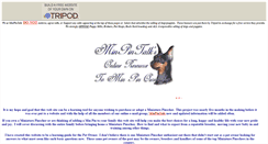 Desktop Screenshot of minpintalk.tripod.com