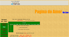 Desktop Screenshot of paginadoamor.tripod.com