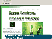 Tablet Screenshot of emerald-warrior.tripod.com