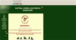 Desktop Screenshot of cattailcreeksaddlery.tripod.com