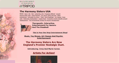 Desktop Screenshot of harmonysisters.tripod.com