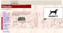 Desktop Screenshot of oraculos.ve.tripod.com