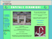 Tablet Screenshot of capitale-ceramique.tripod.com