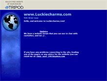 Tablet Screenshot of luckiecharms.tripod.com