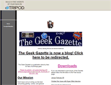 Tablet Screenshot of geekgazette.tripod.com