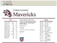 Tablet Screenshot of nkmavericks.tripod.com