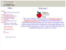 Tablet Screenshot of maggiedesilver.tripod.com
