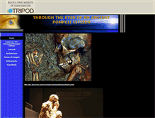 Tablet Screenshot of destructionofpompeii.tripod.com